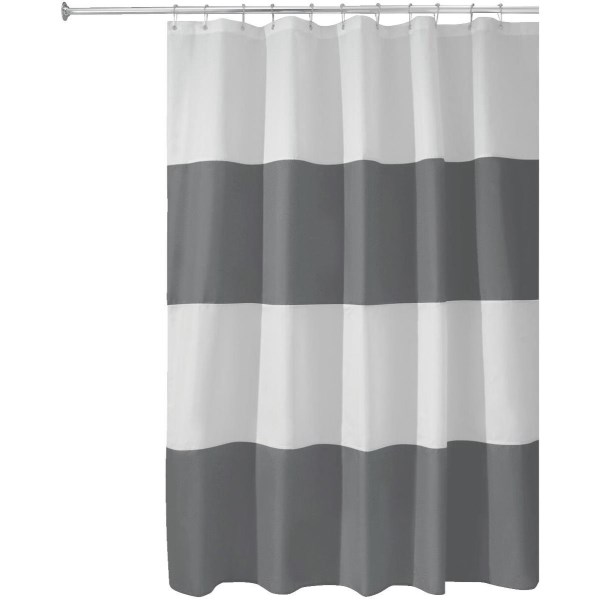 iDesign Zeno 72 In. x 72 In. Striped Shower Curtain - Mc Mu