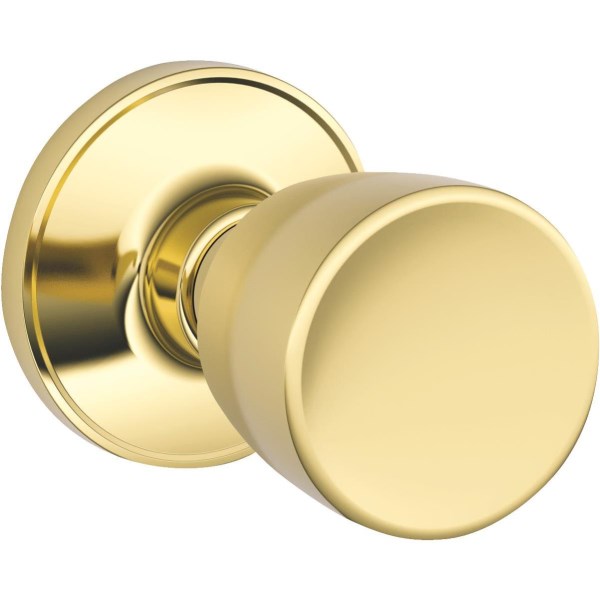 Dexter Bright Brass Hall & Closet Door Knob - Mc Mu