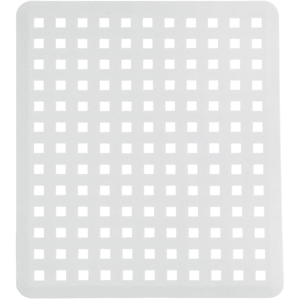 iDesign Euro 11 In. x 12.5 In. White Plastic Sink Mat - Mc Mu