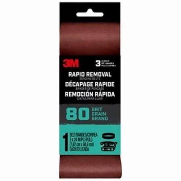 Do it Best 3 In. x 21 In. 80 Grit Heavy-Duty Sanding Belt (2-Pack) - Mc Mu