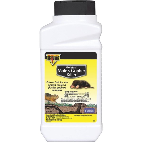 Bonide Moletox II 8 Oz. Corn Pellets Mole & Gopher Killer - Mc Mu