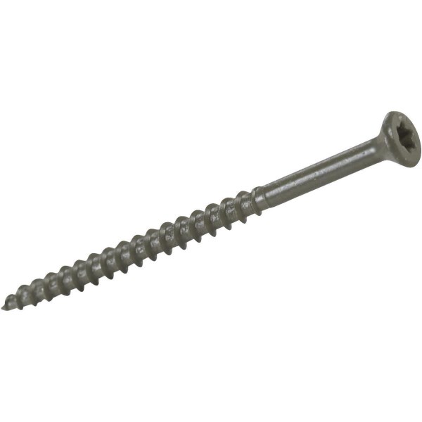 Grip-Rite PrimeGuard Plus #8 x 2 In. Premium Star Green Deck Screw (400 Ct. Jar) - Mc Mu