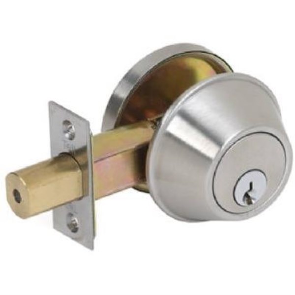 Tell Commercial Stainless Steel Single Cylinder Deadbolt - Mc Mu