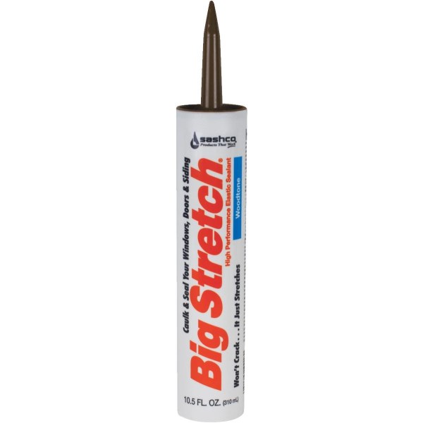 Sashco Big Stretch 10.5 Oz. Acrylic Elastomeric Caulk, Woodtone - Mc Mu