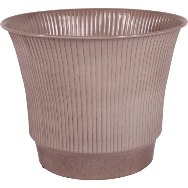 Robert Allen Madison 6.75 In. x 8 In. x 8 In. Ironstone Metal Latte Planter - Mc Mu