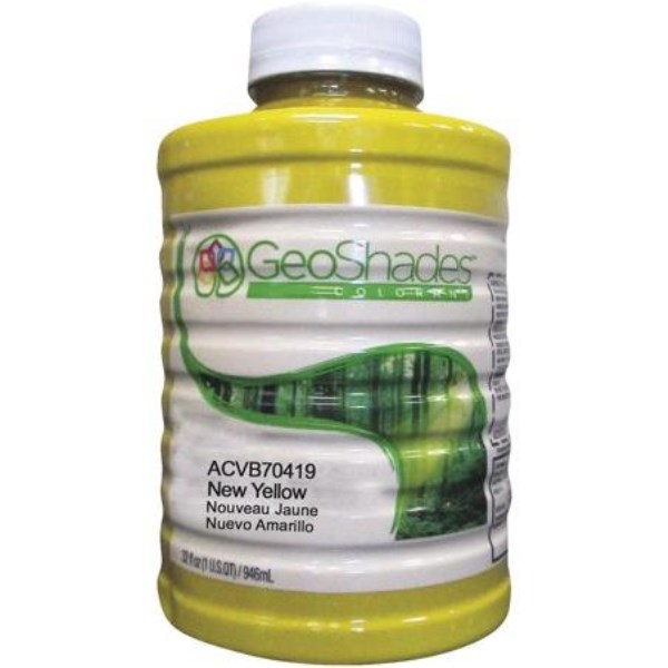 GeoShades BAC Paint Colorant, New Yellow, 1 Qt. - Mc Mu