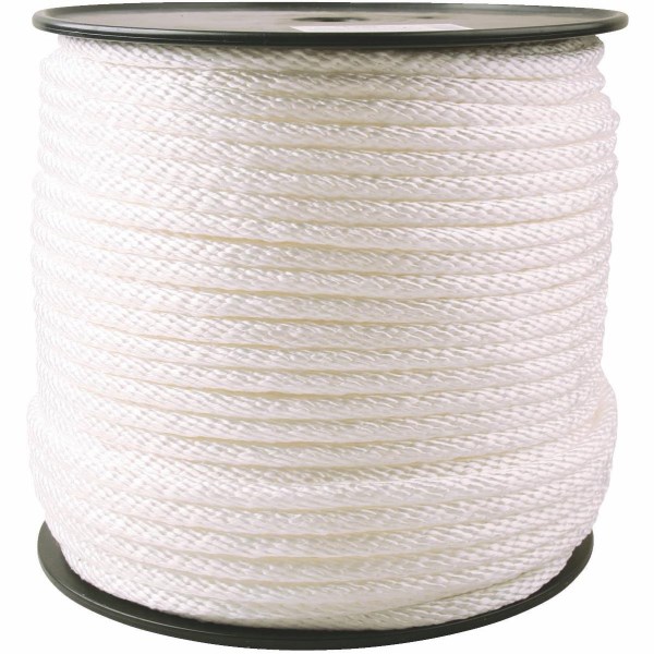 Do it Best 3/8 In. x 450 Ft. White Braided Nylon Rope - Mc Mu