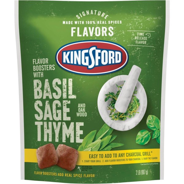 Kingsford Signature Flavors 2 Lb. Basil, Sage, & Thyme Charcoal Flavor Booster - Mc Mu