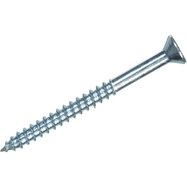 Hillman #8 x 1-1/4 In. Phillips Flat Head Zinc Chromate Wood Screw (15 Ct.) - Mc Mu