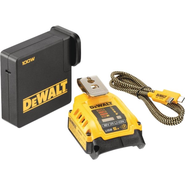 DEWALT 20V MAX/FLEXVOLT Lithium-Ion USB Power Source and Charging Kit - Mc Mu