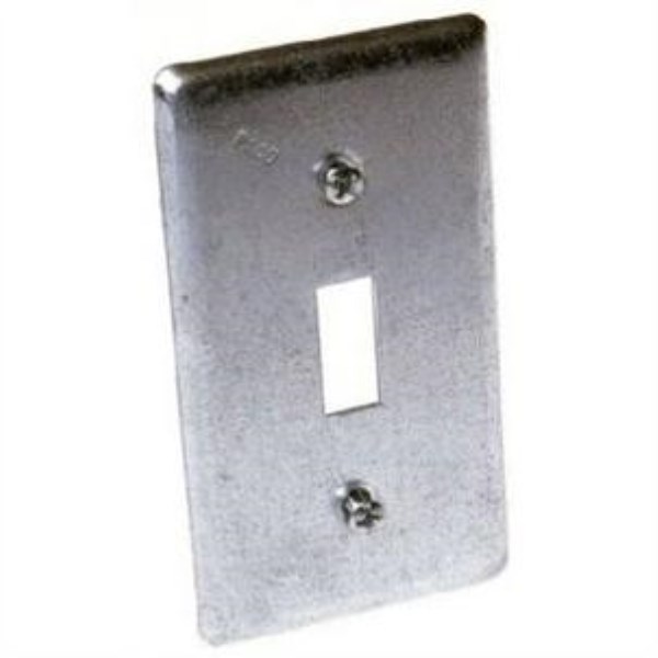 Raco Single Toggle Switch 4 In. x 2-1/8 In. Handy Box Cover - Mc Mu