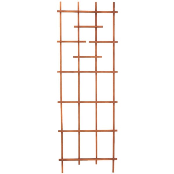 Panacea 72 In. Brown Wood Ladder Trellis - Mc Mu