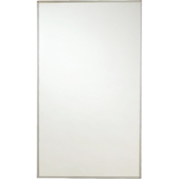 Zenith Stainless Steel 13.5 In. W x 23.5 In. H x 3.5 In. D Single Mirror Surface/Recess Mount Medicine Cabinet - Mc Mu