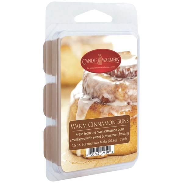 Candle Warmers 2.5 Oz. Warm Cinnamon Buns Wax Melt - Mc Mu