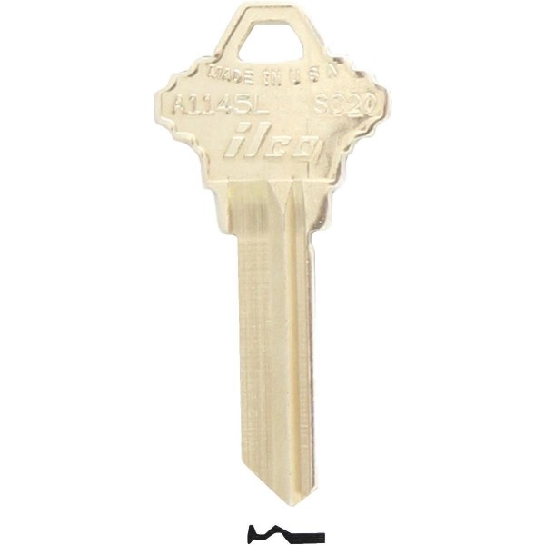 ILCO Schlage Nickel Plated House Key, SC20 / A1145L (10-Pack) - Mc Mu