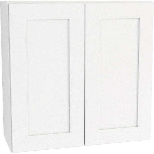 CraftMark Plymouth Shaker 30 In. W x 12 In. D x 30 In. H White Wall Kitchen Cabinet - Mc Mu