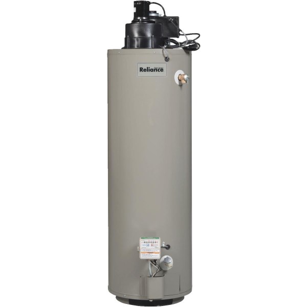 Reliance 50 Gal. Tall 6yr 50,000 BTU Natural Gas Water Heater with Power Vent - Mc Mu