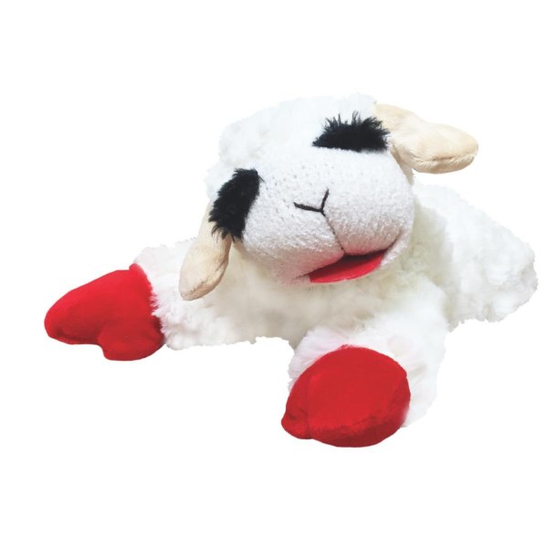 Multipet 10.5 In. Plush Lamb Chop Dog Toy - Mc Mu