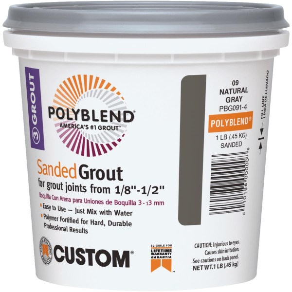 Custom Building Products Polyblend 1 Lb. Bone Sanded Tile Grout - Mc Mu