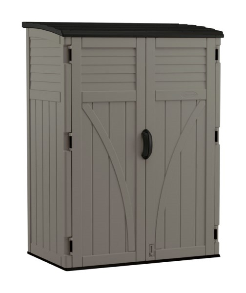 Suncast 6 ft. H x 4.4 ft. W x 2.7 ft. D Gray Resin Storage Shed - Mc Mu