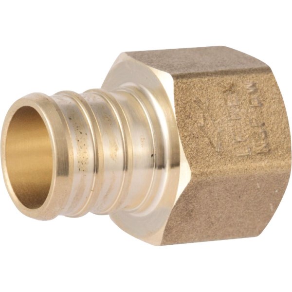 SharkBite 3/4 In. Barb x 1/2 In. FIP Brass PEX Adapter - Mc Mu