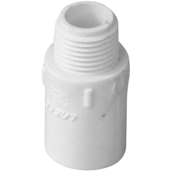 Charlotte Pipe Schedule 40 3/4 in. MPT x 3/4 in. FTP PVC Riser Extension - Mc Mu