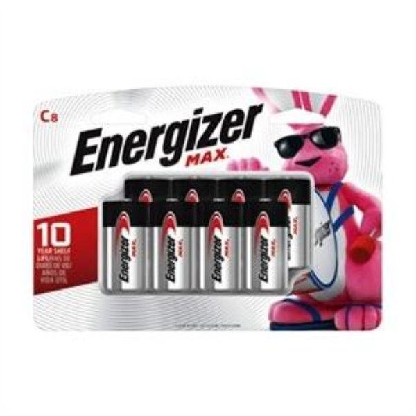 Energizer Max C Alkaline Battery (8-Pack) - Mc Mu