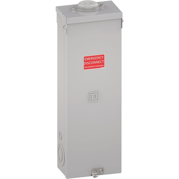 Square D QO 200A Double-Pole Standard Trip Outdoor Enclosed Raintight Main Breaker Disconnect - Mc Mu