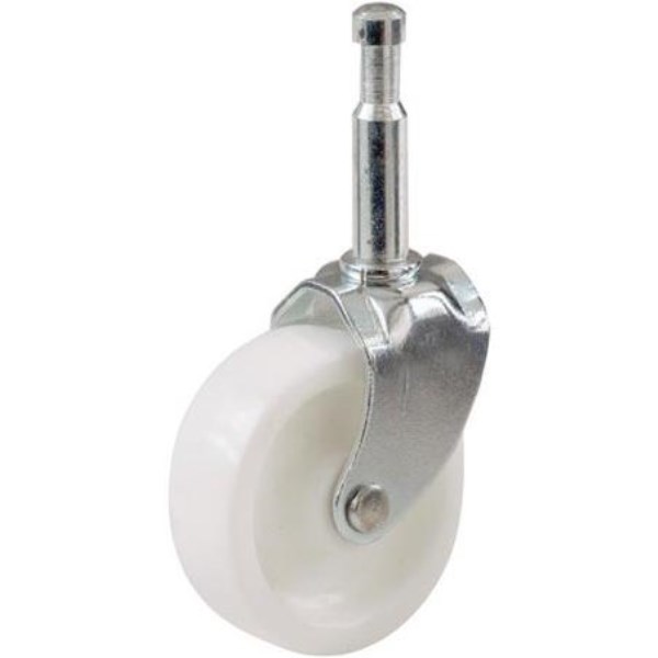 Do it 1-5/8 In. Light-Duty Plastic Swivel Stem White Caster (4-Pack) - Mc Mu