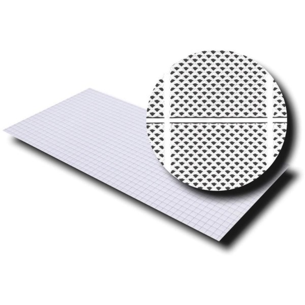 Plaskolite Duralens 2 Ft. x 4 Ft. Prisma Clear Acrylic Light Panel - Mc Mu