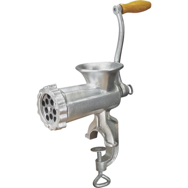 Weston #10 Deluxe Heavy-Duty Manual Meat Grinder (Tinned) - Mc Mu
