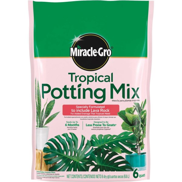 Miracle-Gro 6 Qt. Tropical Potting Mix - Mc Mu