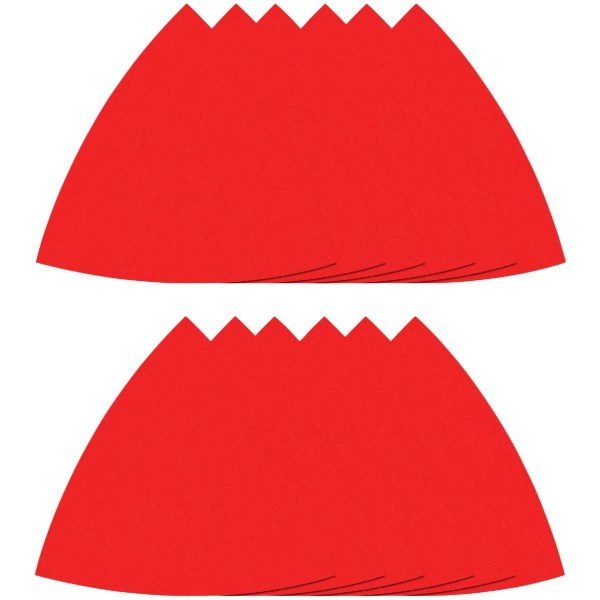 Diablo 3-1/8 In. 80/120/220 Grit Oscillating Detail Triangle Sandpaper Assorted Pack (12-Pack) - Mc Mu