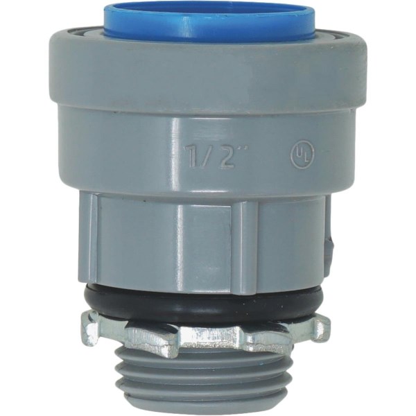 Southwire SimPush 1/2 In. PVC-CIC Push-To-Install Conduit Male Adapter - Mc Mu
