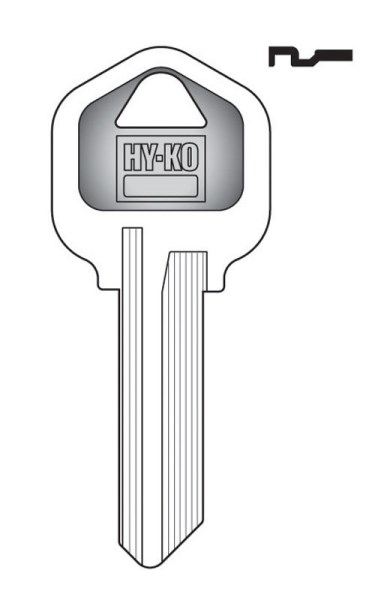 Hy-Ko Home House/Office Key Blank KW1P Single sided For Kwikset Locks - Mc Mu