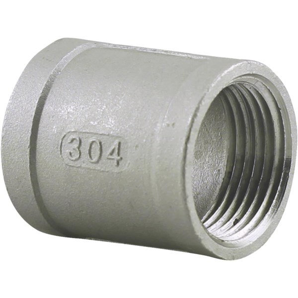 PLUMB-EEZE 1/4 In. FIP Stainless Steel Coupling - Mc Mu