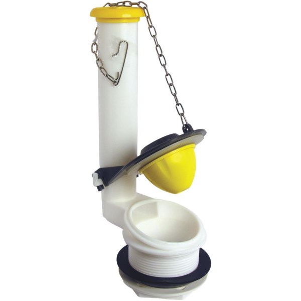 Lasco 2 In. 1.6 GPF Adjustable Flush Valve with Flapper and Chain - Mc Mu