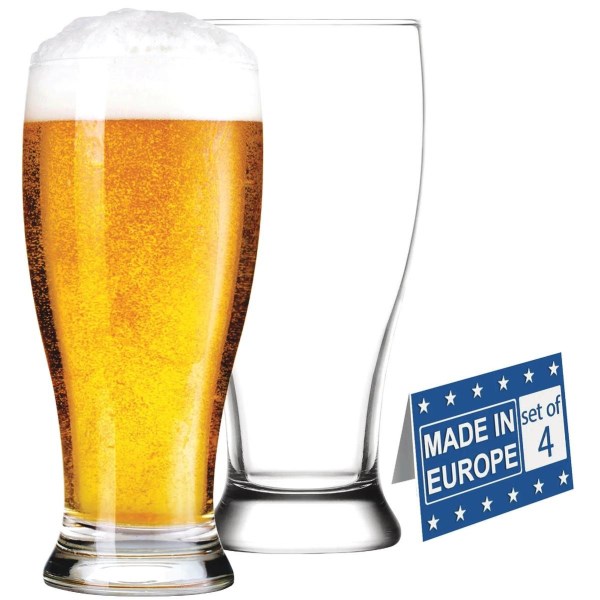 Crystalia Richmond Beer Glass (4-Count) - Mc Mu