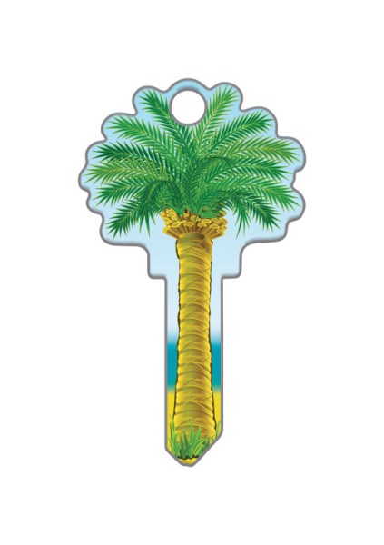 Lucky Line Palm Tree Design Decorative House Key, SC1 - Mc Mu