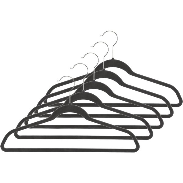 Whitmor Flocked Hangers (5-Pack) - Mc Mu