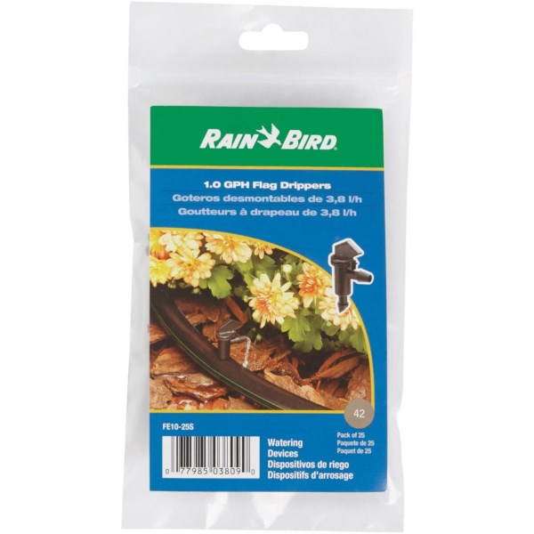 Rain Bird 1 GPH Flag Dripper Emitter (25-Pack) - Mc Mu