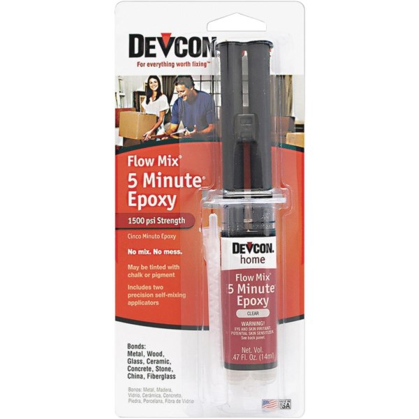Devcon Flow-Mix 0.5 Oz. 5 Minute Epoxy - Mc Mu