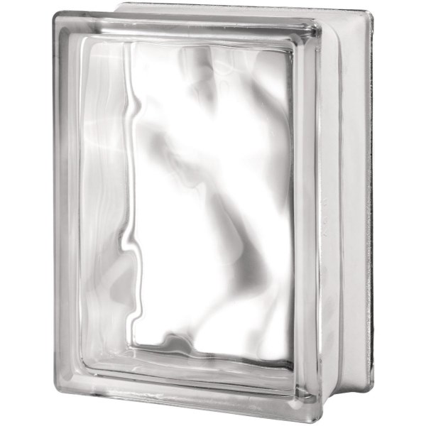 Seves 6 In. W x 8 In. H x 3 In. D Nubio Glass Block - Mc Mu