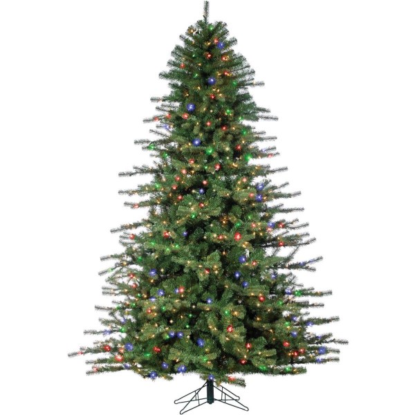 Sterling 7.5 Ft. New Layered Highland Pine 1000-Bulb Multi Incandescent Prelit Artificial Christmas Tree - Mc Mu