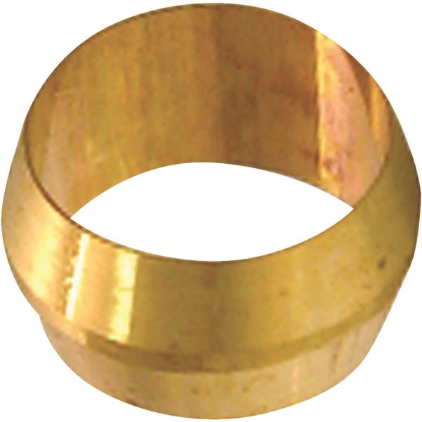 Lasco 1/4 In. Brass Compression Sleeve (2-Pack) - Mc Mu