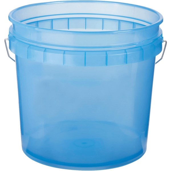 Leaktite 3.5 Gal. Blue Translucent Pail - Mc Mu