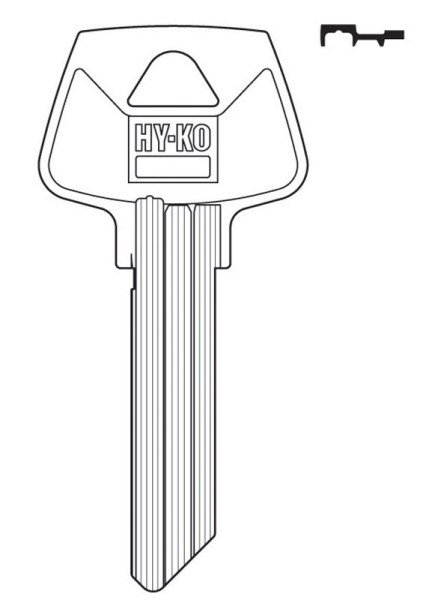 Hy-Ko Home House/Office Key Blank S31 Single sided For Sargent Key Locks - Mc Mu