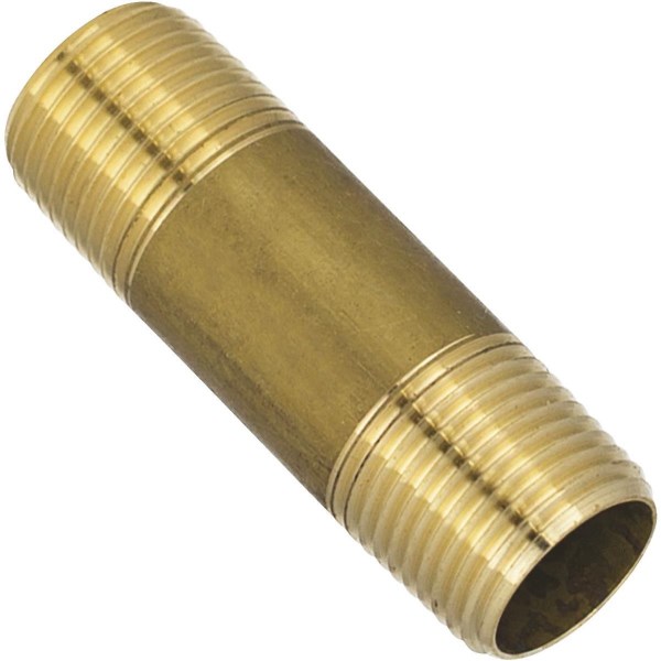 Lasco 3/8 In. x 2 In. Brass Nipple - Mc Mu