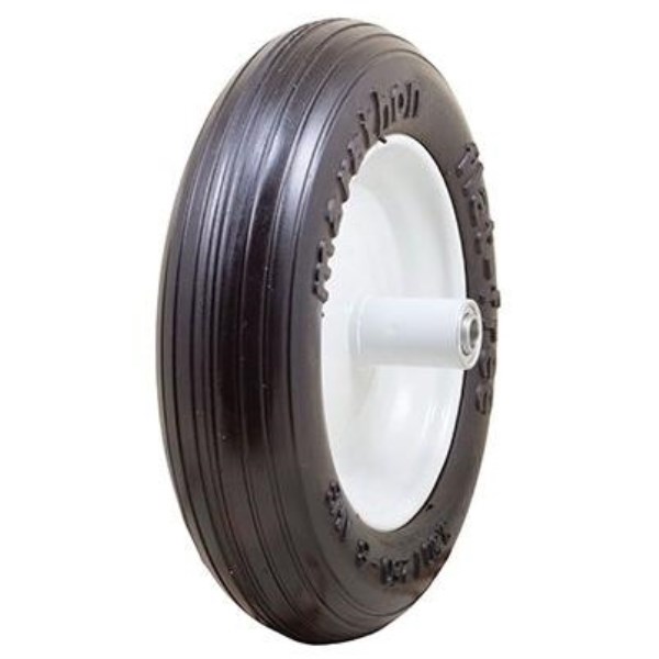 Marathon 13 x 350/250-8 In. Flat Free Wheelbarrow Wheel - Mc Mu