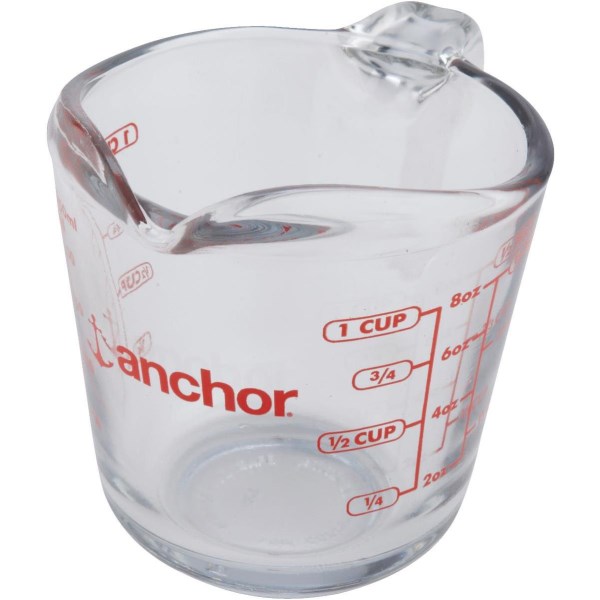 Anchor Hocking 1 Cup Clear Glass Measuring Cup - Mc Mu